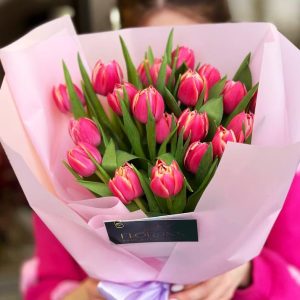 Springtime Joy Tulips: A vibrant bouquet embodying the happiness and vibrancy of spring, perfect for celebrating new beginnings and fresh starts.