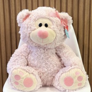 Pink Teddy – a cute and cuddly soft bear in a lovely pink color, perfect for a heartfelt gift.