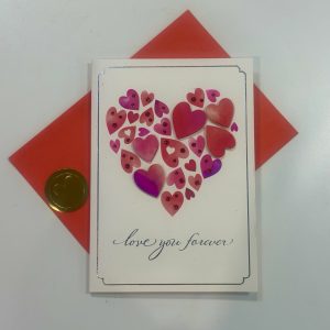 "Be My Valentine" card with romantic design, perfect for asking someone to be your Valentine.